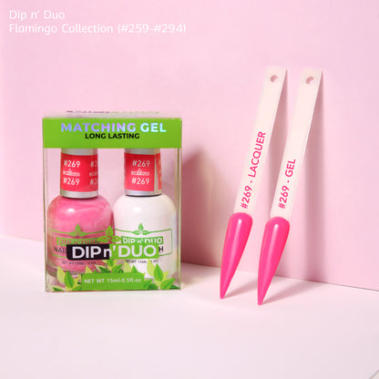Dip n Duo Flamingo Collection Color 269 Gel polish Nail Lacquer 