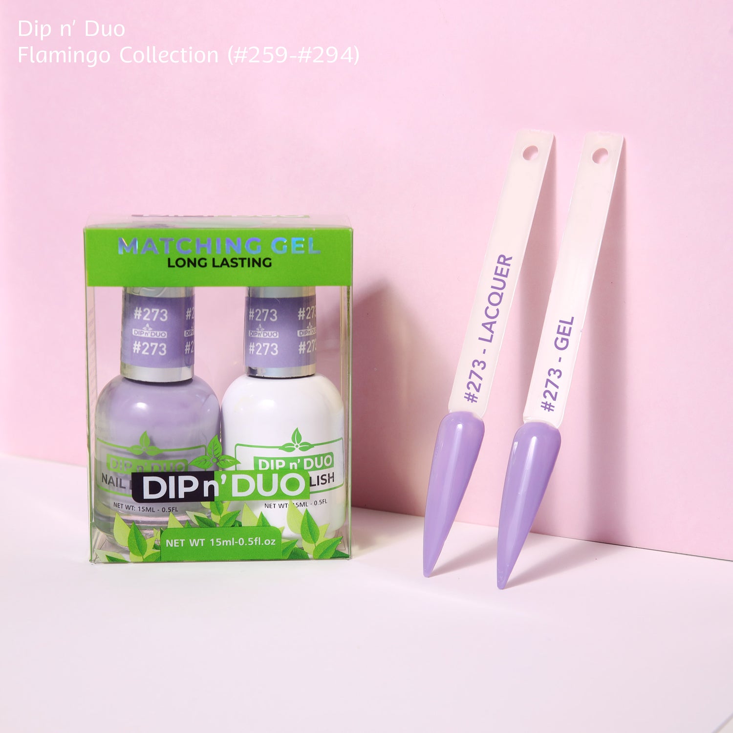 Dip n Duo Flamingo Collection Color 273 Gel polish Nail Lacquer 