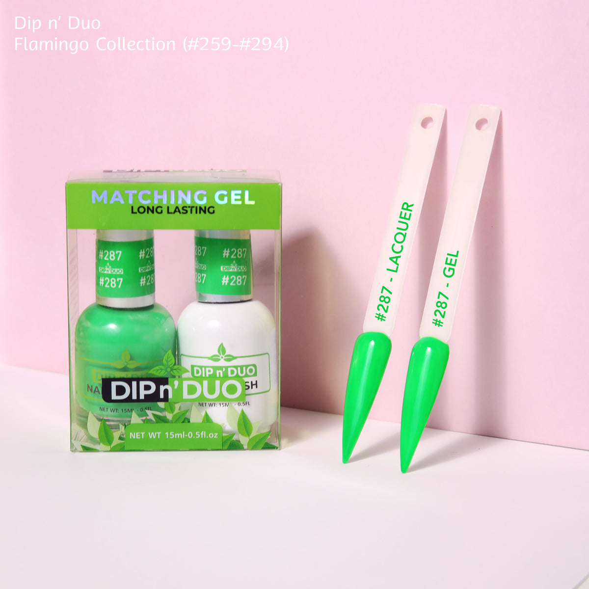 Dip n Duo Flamingo Collection Color 287 Gel polish Nail Lacquer 