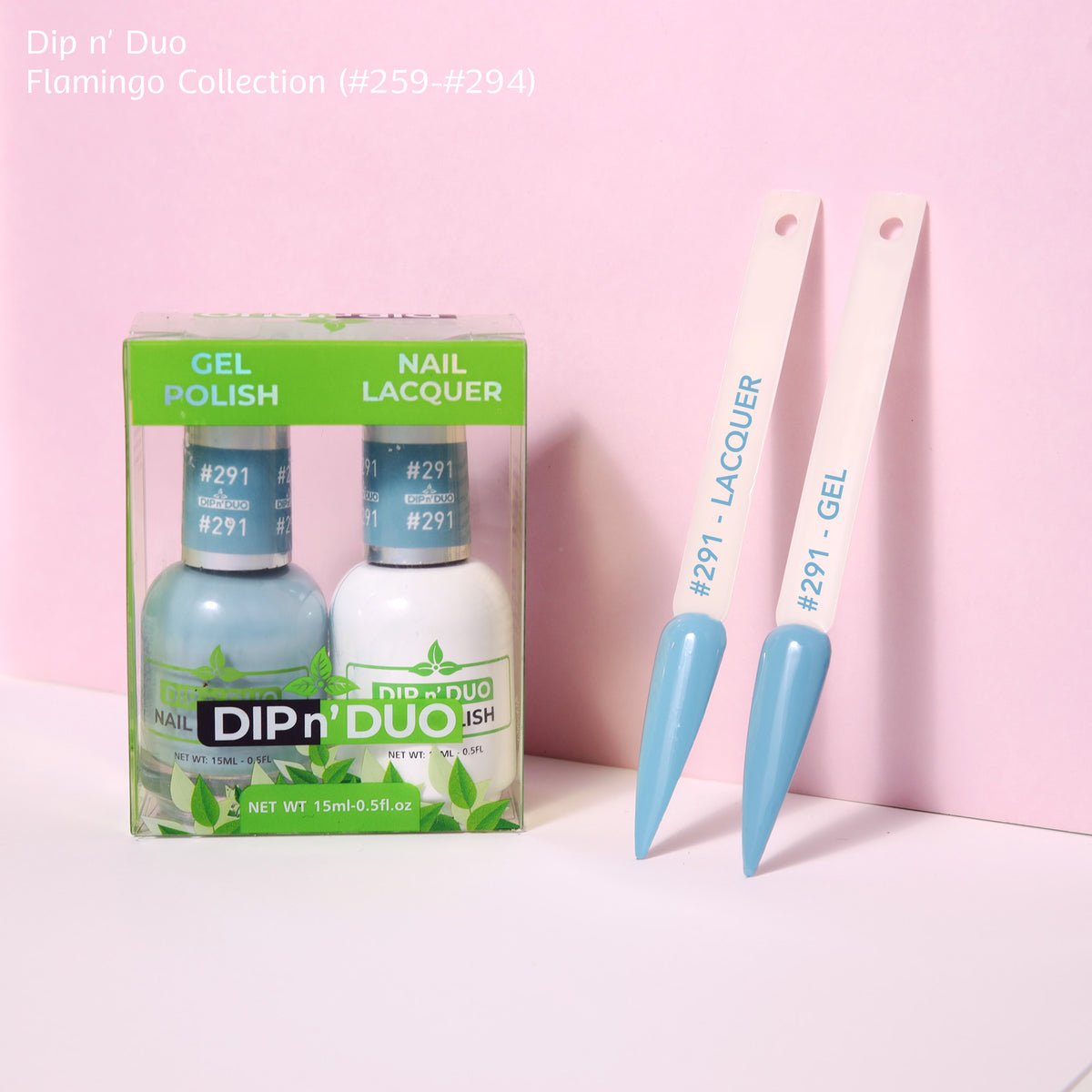 Dip n Duo Flamingo Collection Color 291 Gel polish Nail Lacquer 