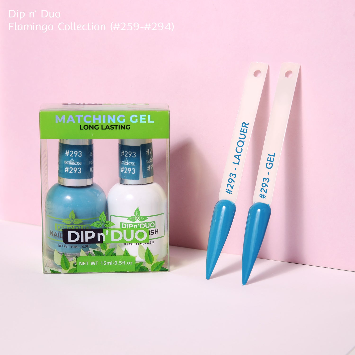 Dip n Duo Flamingo Collection Color 293 Gel polish Nail Lacquer 