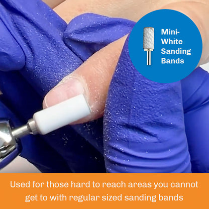 Mini White Sanding Bands