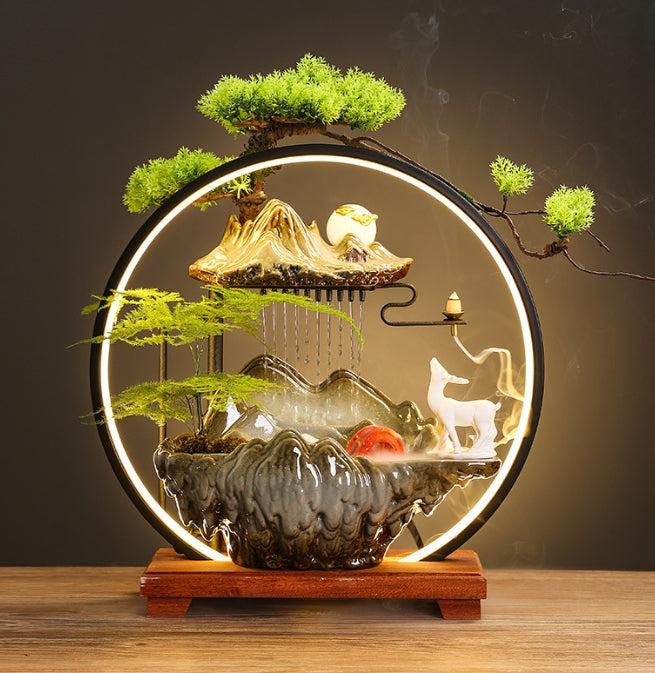 Harmony LED Waterfall Incense Fountain