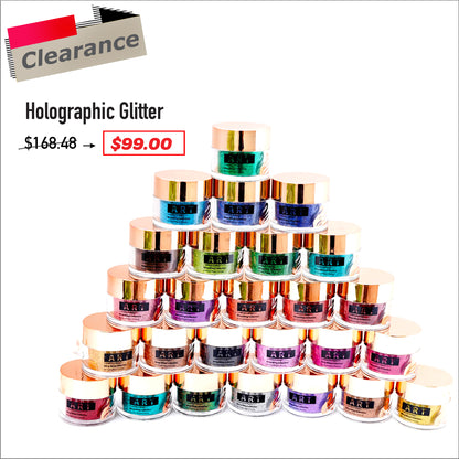 [CLEARANCE - NO REFUND/NO RETURN]  - Holographic Glitter