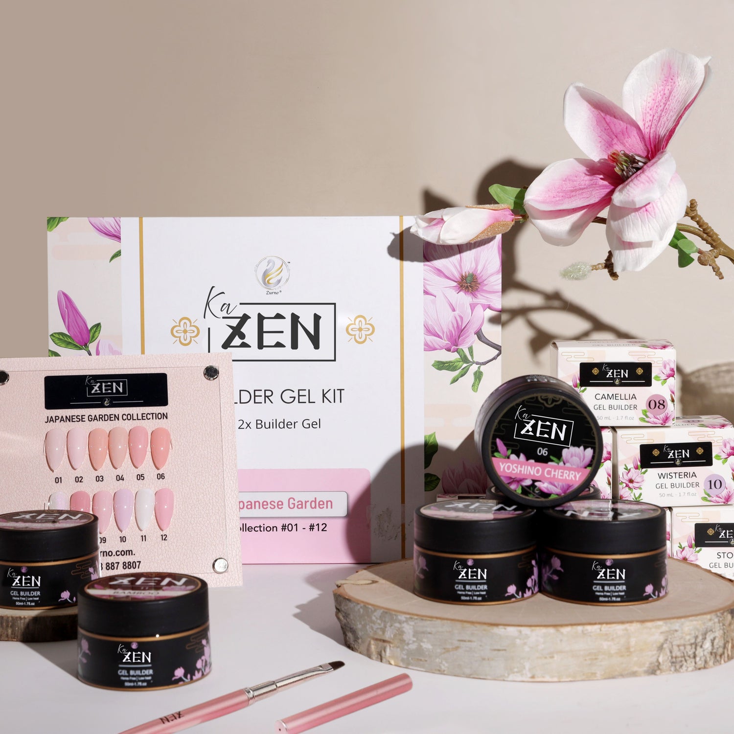 KaZEN | Builder Gel Japanese Garden Collection 