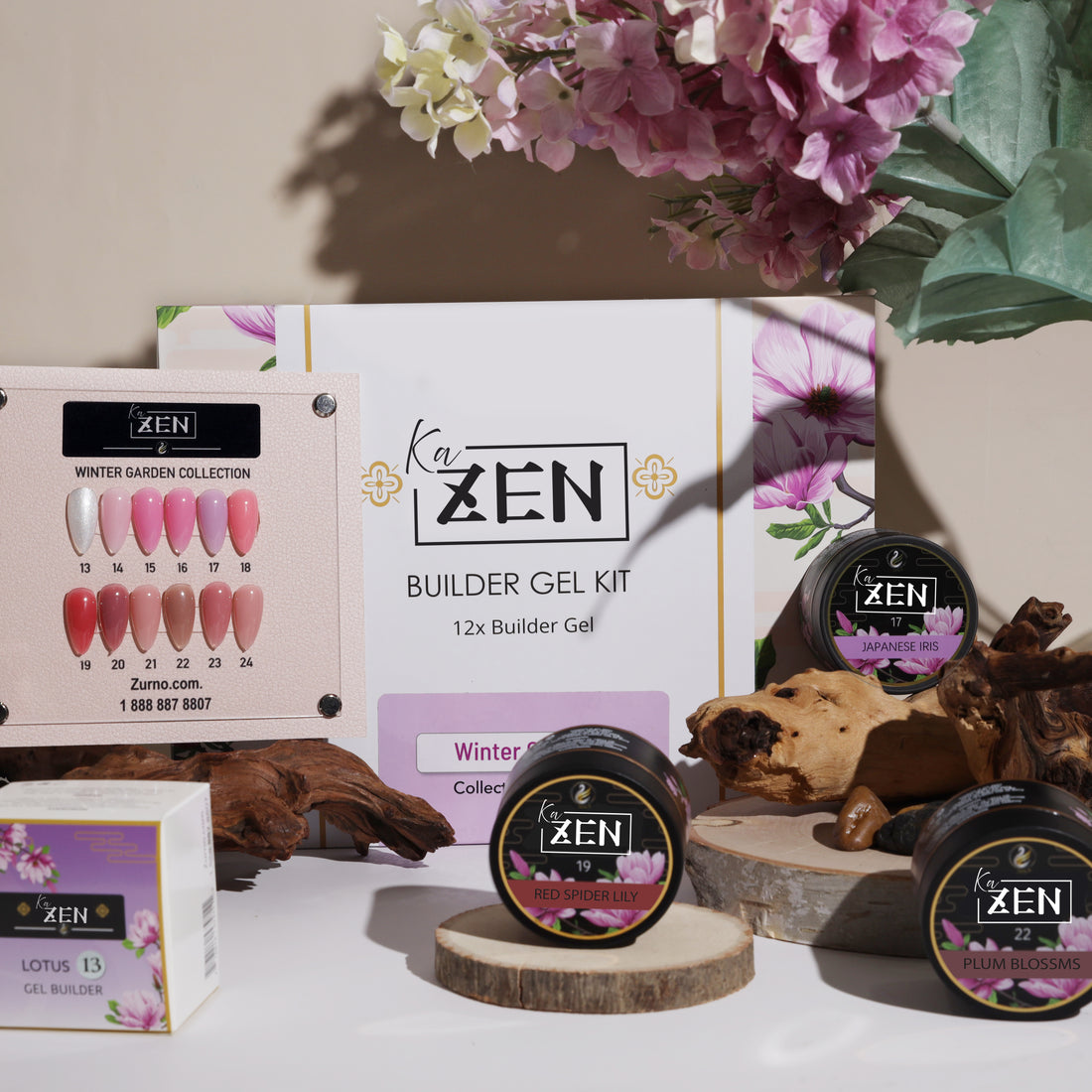 KaZEN | Builder Gel Winter Garden Collection