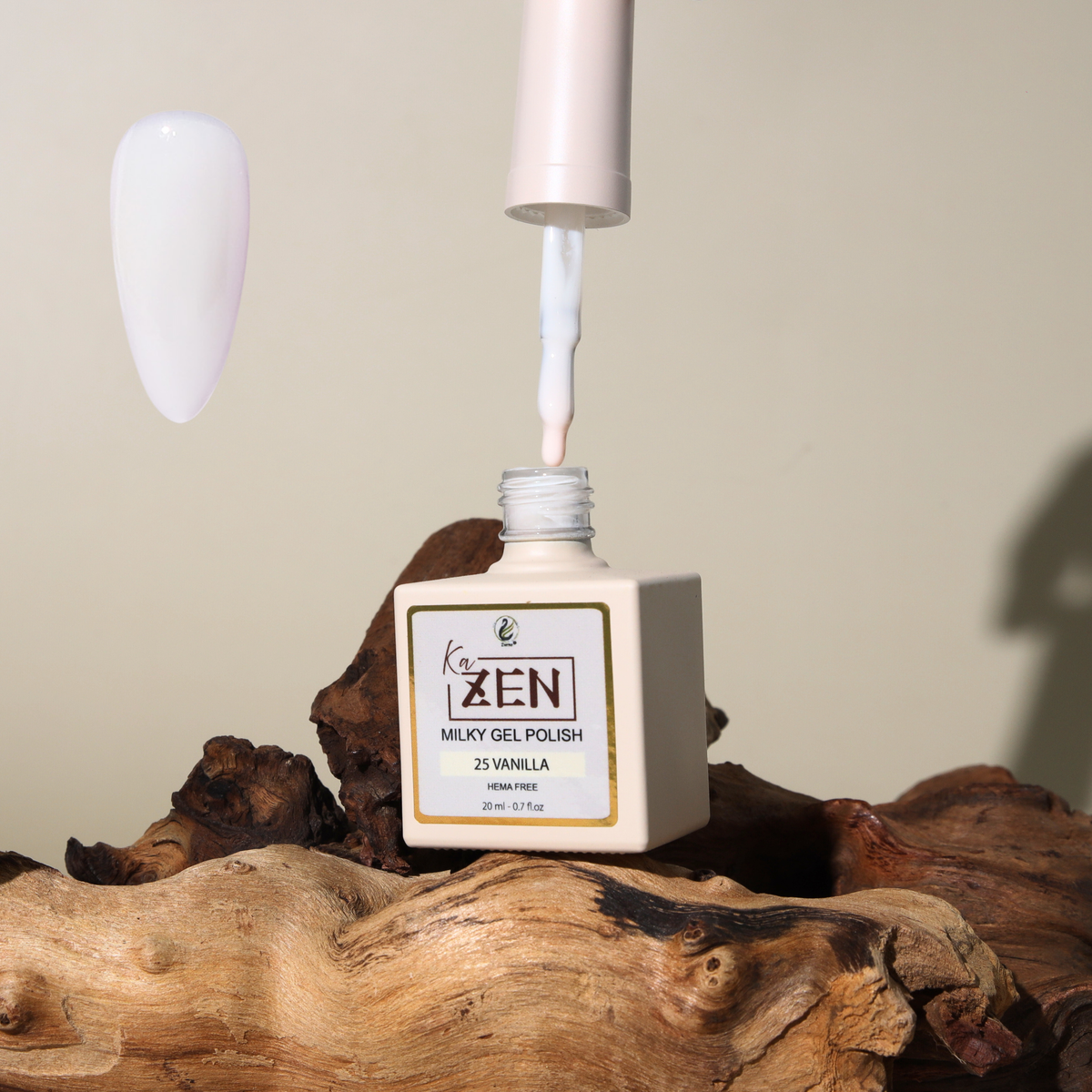 KAZEN | Milky Gel Polish - Cream