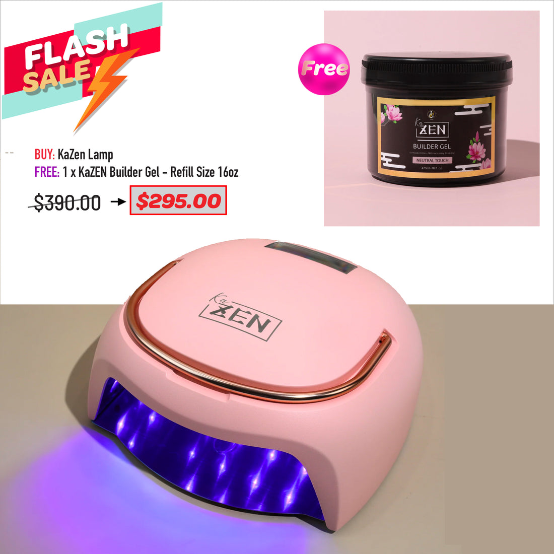FLASH SALE - Turbocure &amp; 16 oz Builder Gel Bundle [AUG 2026]
