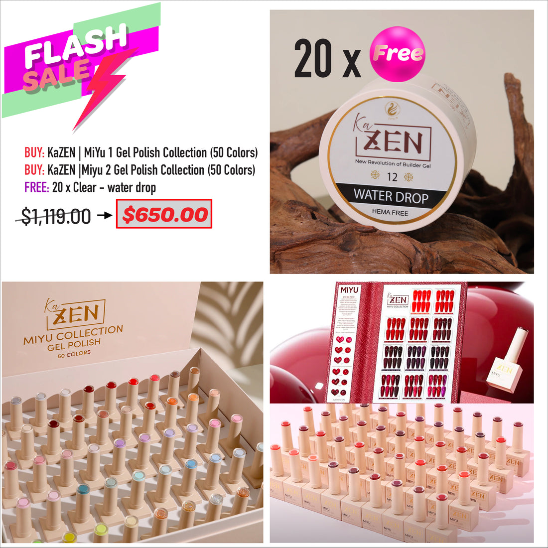FLASH SALE - MIYU &amp; Builder Gel Bundle [AUG 2026]