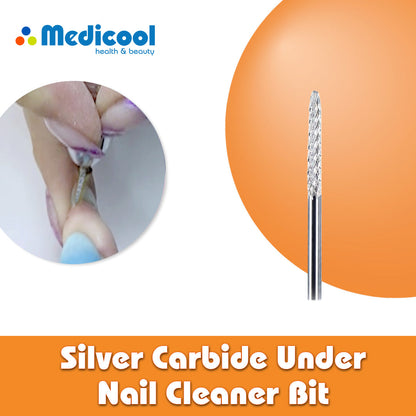 Silver Carbide Under Nail Cleaner CC4 Bit