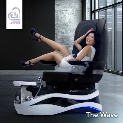 JSIS - Pedicure Spa Chair - Model A - The Wave - FREE Olivia Stool