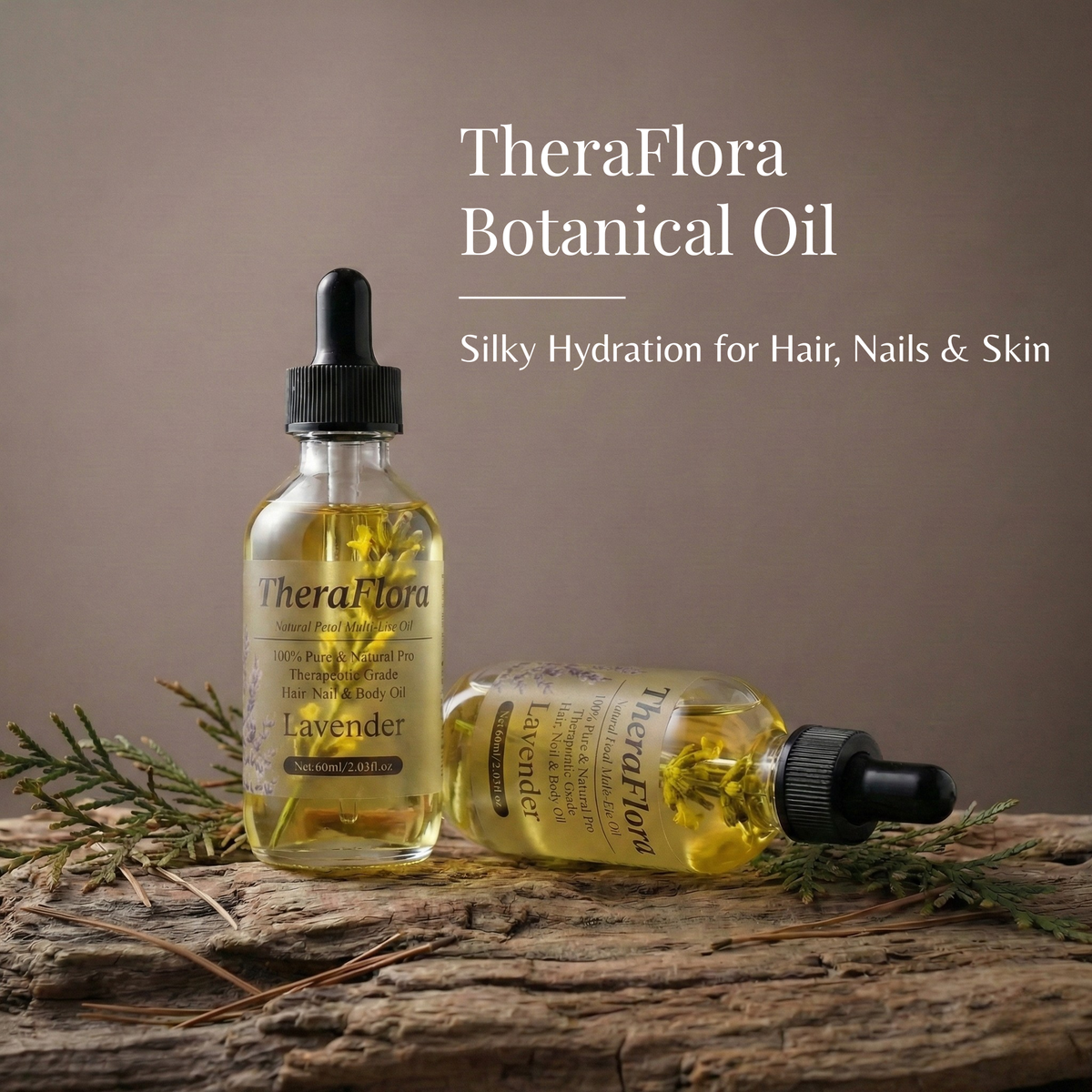 🌿 TheraFlora Body &amp; Cuticle Oil