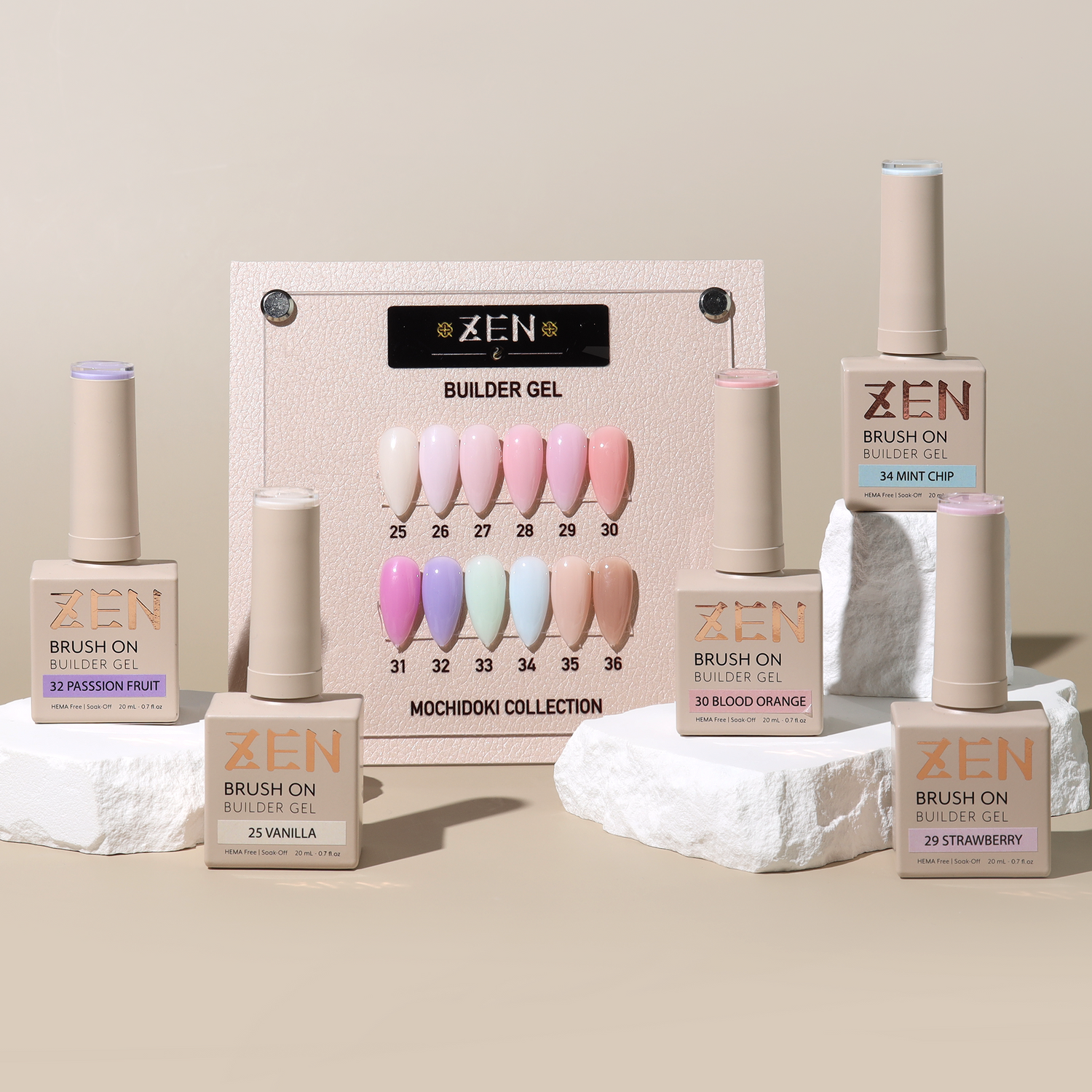 Zen Builder Gel Brush On Builder Gel – Mochidoki Collection Thumbnail 