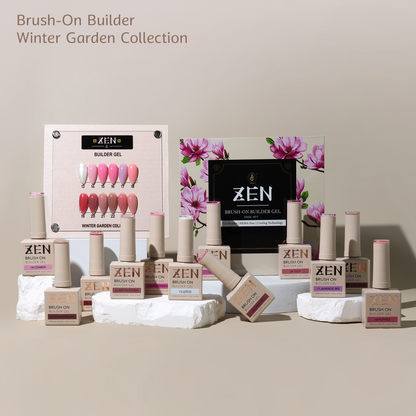 Zen Builder Gel Brush On Builder Gel Winter Garden Collection Full Collection 