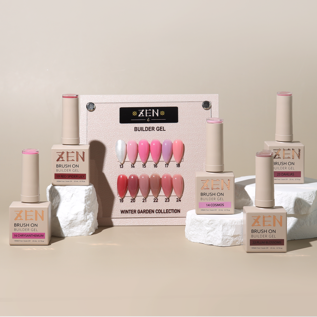 Zen Builder Gel Brush On Builder Gel – Winter Garden Collection Thumbnail 