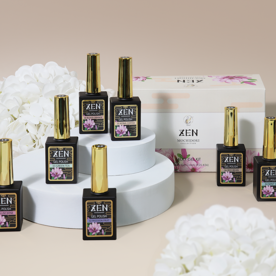 KaZEN | Milky Gel Polish Mochidoki Collection 
