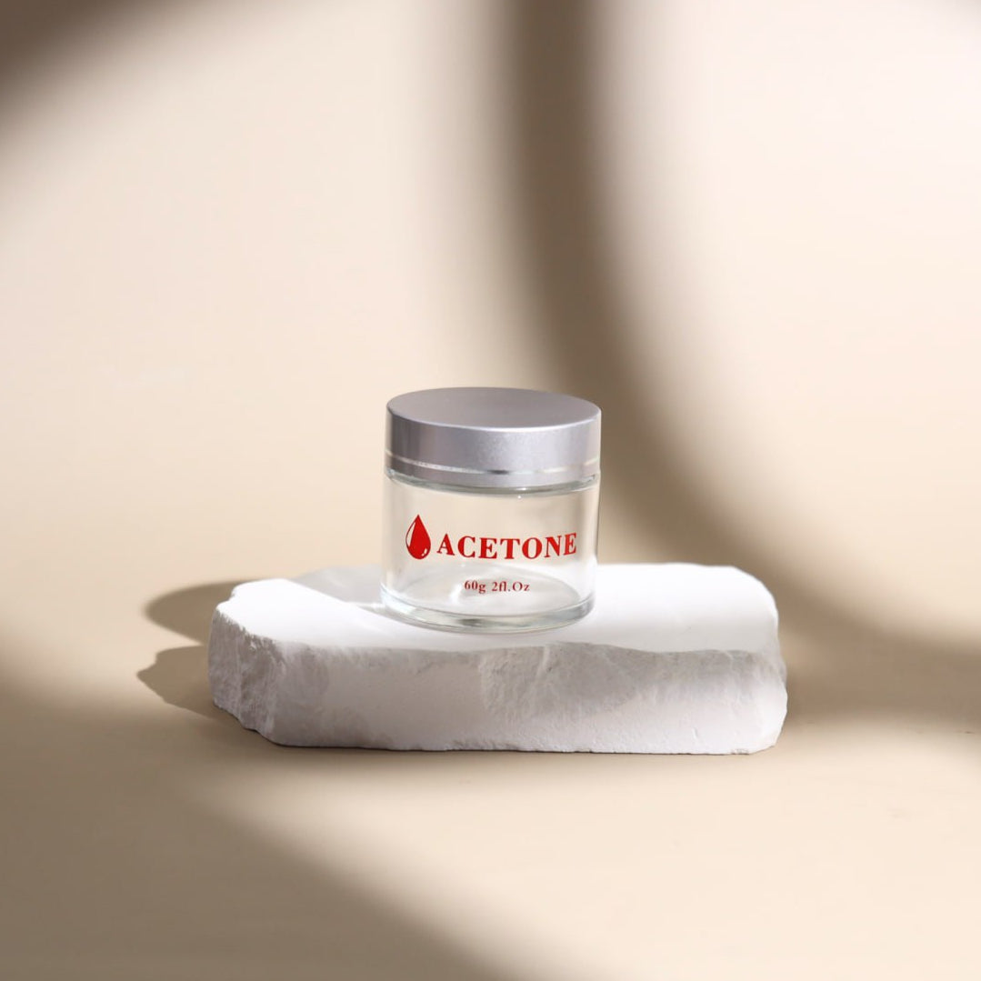 Acetone &amp; Liquid Jar – 60g (2 fl oz)