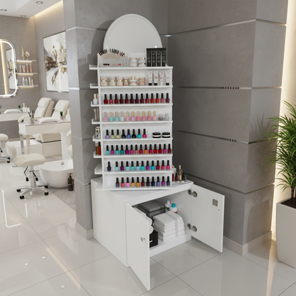 Nail Polish Storage &amp; Display Cabinet - PICK UP ONLY