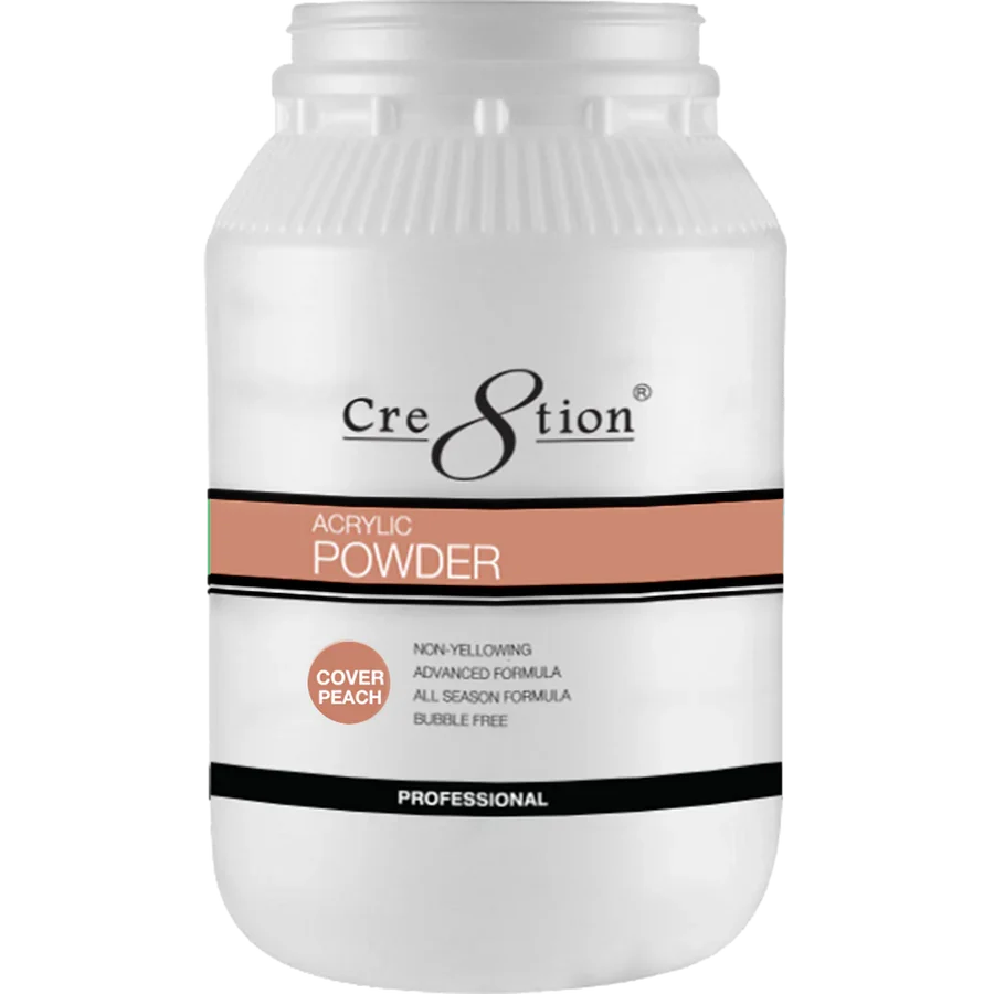 Cre8tion Acrylic Powder 5.5lbs - Cover Peach (Pk: 4 pcs/case)