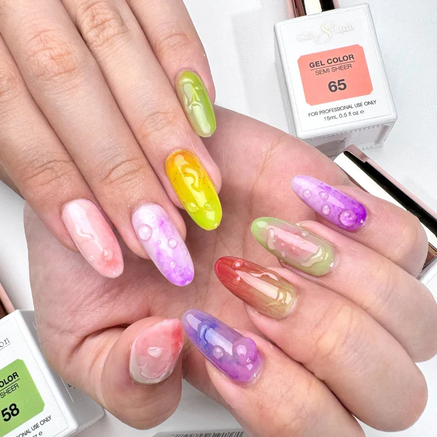 Cre8tion Kit (72 Colors) - HEMA Free SEMI-SHEER 0.5oz (HEMA Free) - SKU 38037