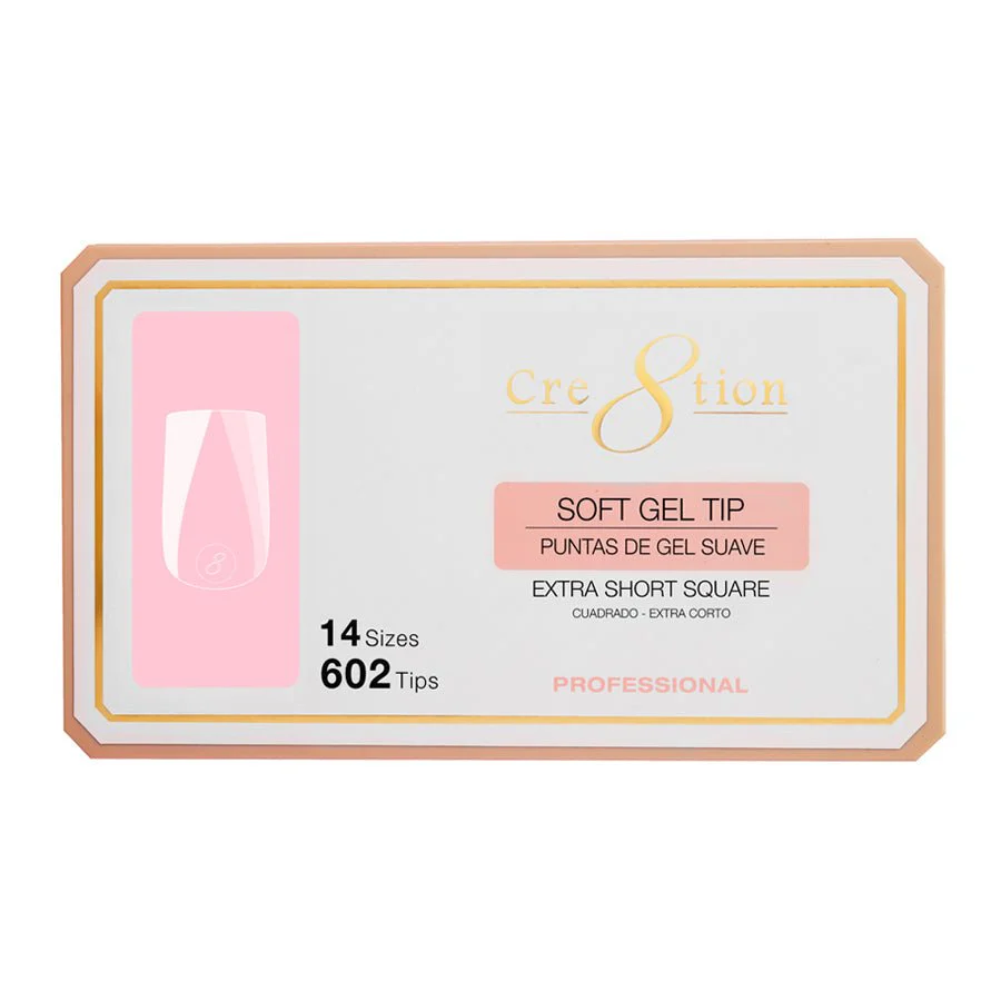 Cre8tion Soft Gel Tips - SQUARE