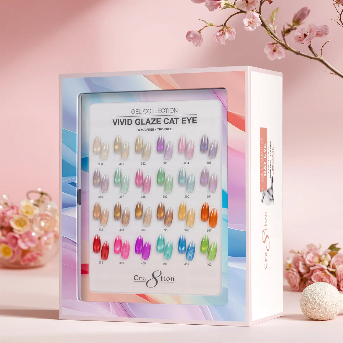Cre8tion Cat Eye Kit - Vivid Glaze (24 Colors) Collection