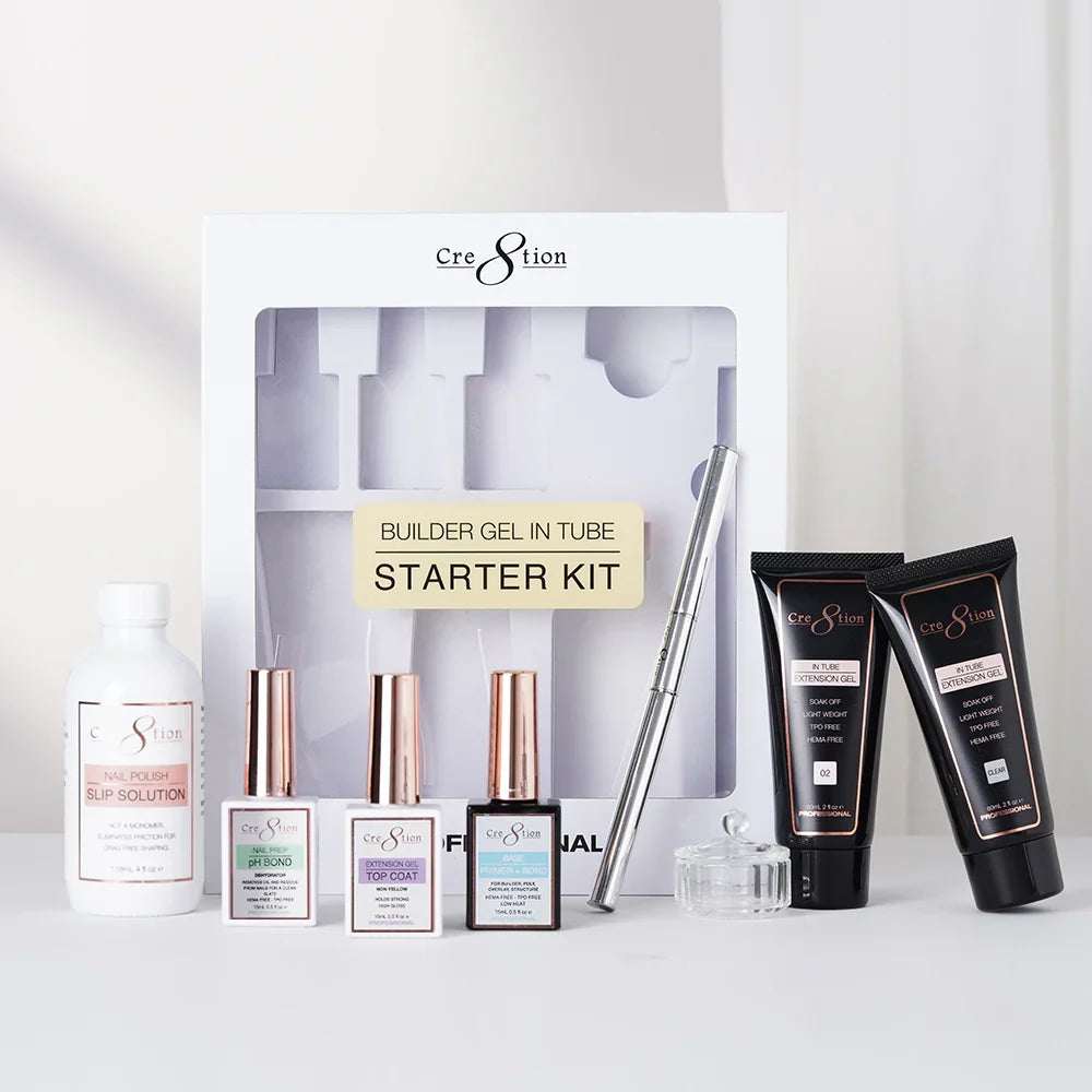 Cre8tion Builder Gel in Tube - Starter Kit