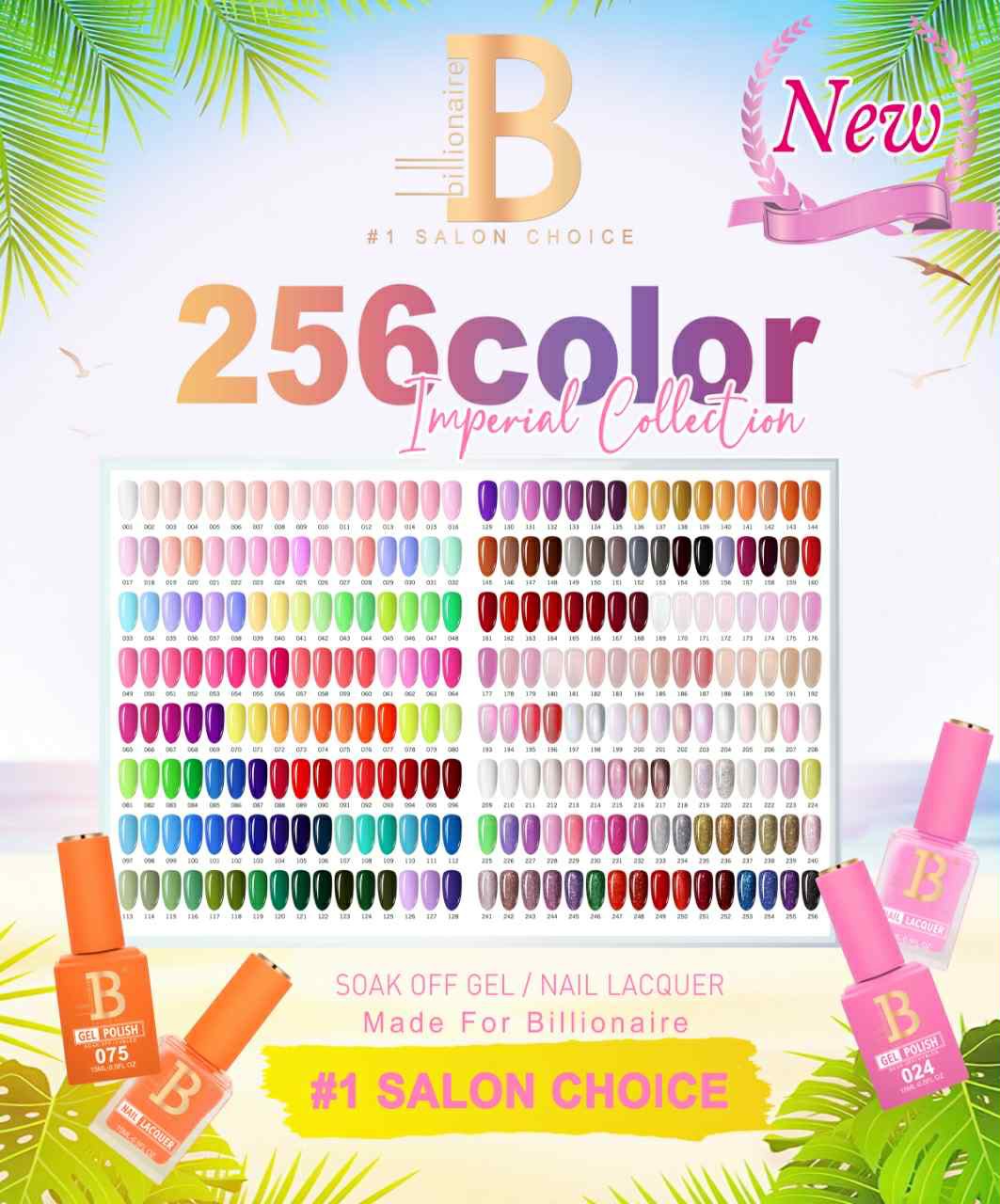Billionaire 0.5oz Duo - Imperial Collection (256 Colors) Full Line