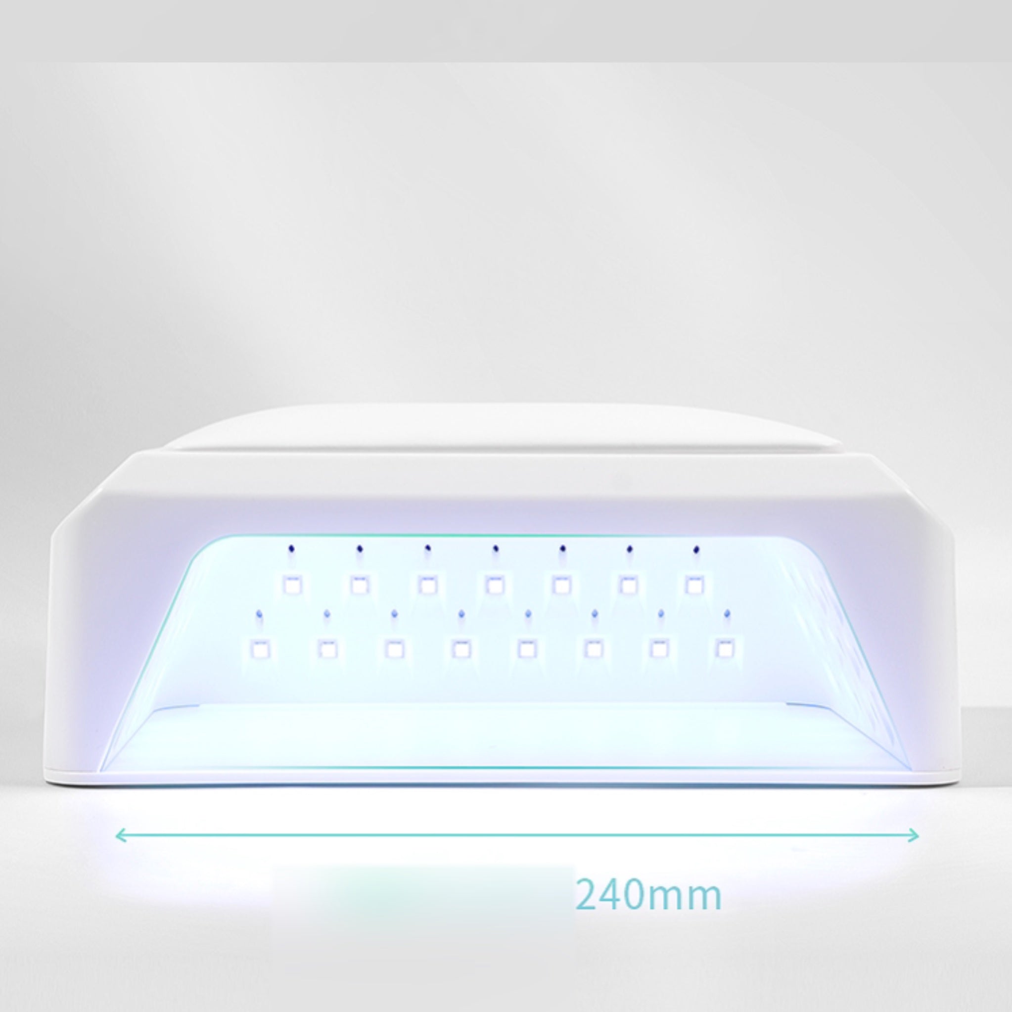 Professional Nail Curing Lamp for Gel Polish Dryer with Arm Rest Pillow &amp; Retractable Tray
