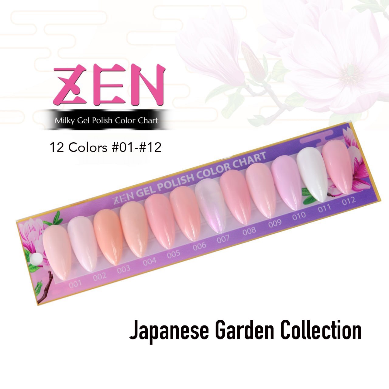 KaZEN | Milky Gel Polish Japanese Garden Collection 