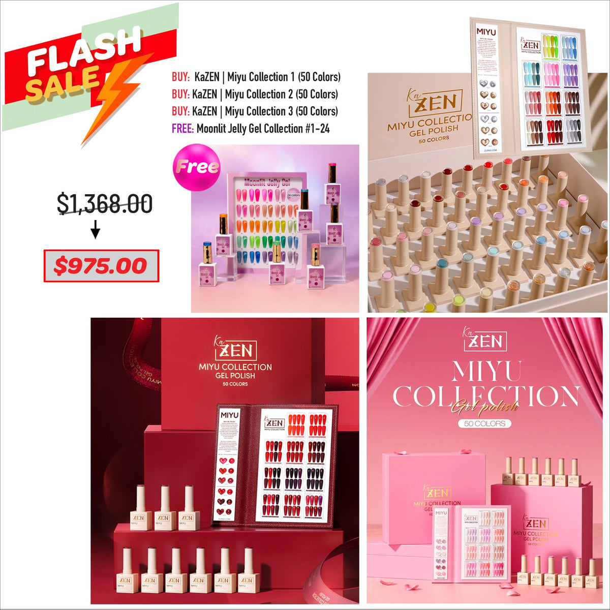 FLASH SALE - MIYU 3 Collections &amp; Moonlit Gel Set Bundle [SEP 2026]