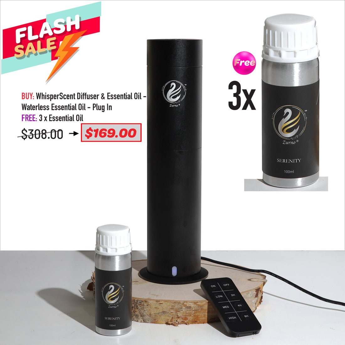 FLASH SALE - Diffuser &amp; Essential Oil Bundle [AUG 2026]