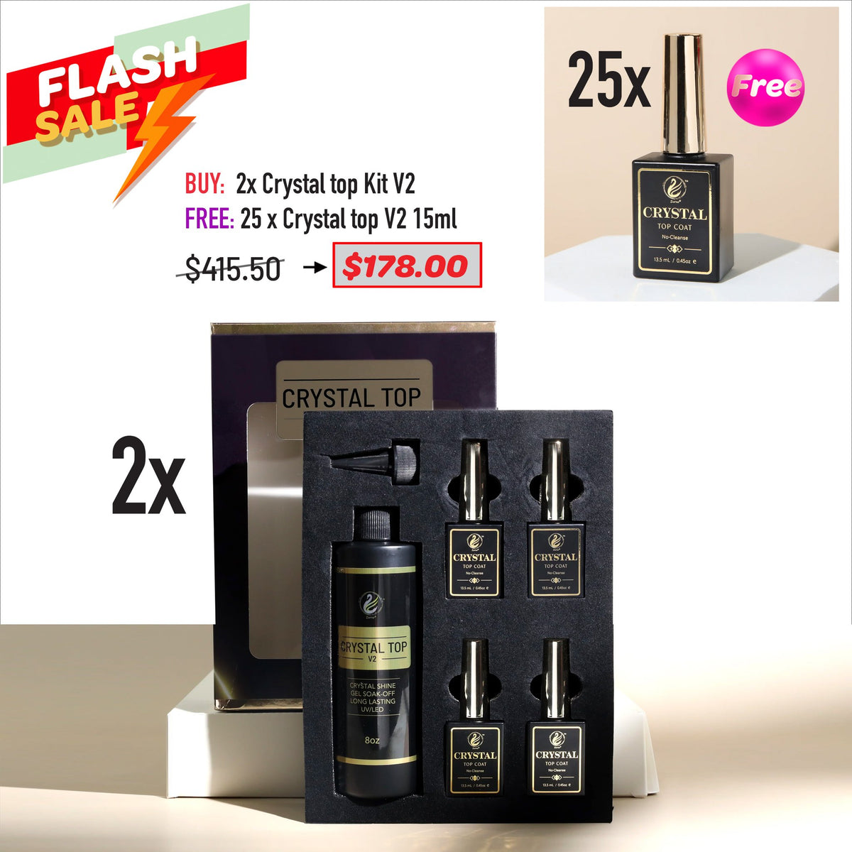 FLASH SALE - Crystal Top Kit V2 Bundle [OCT 2026]