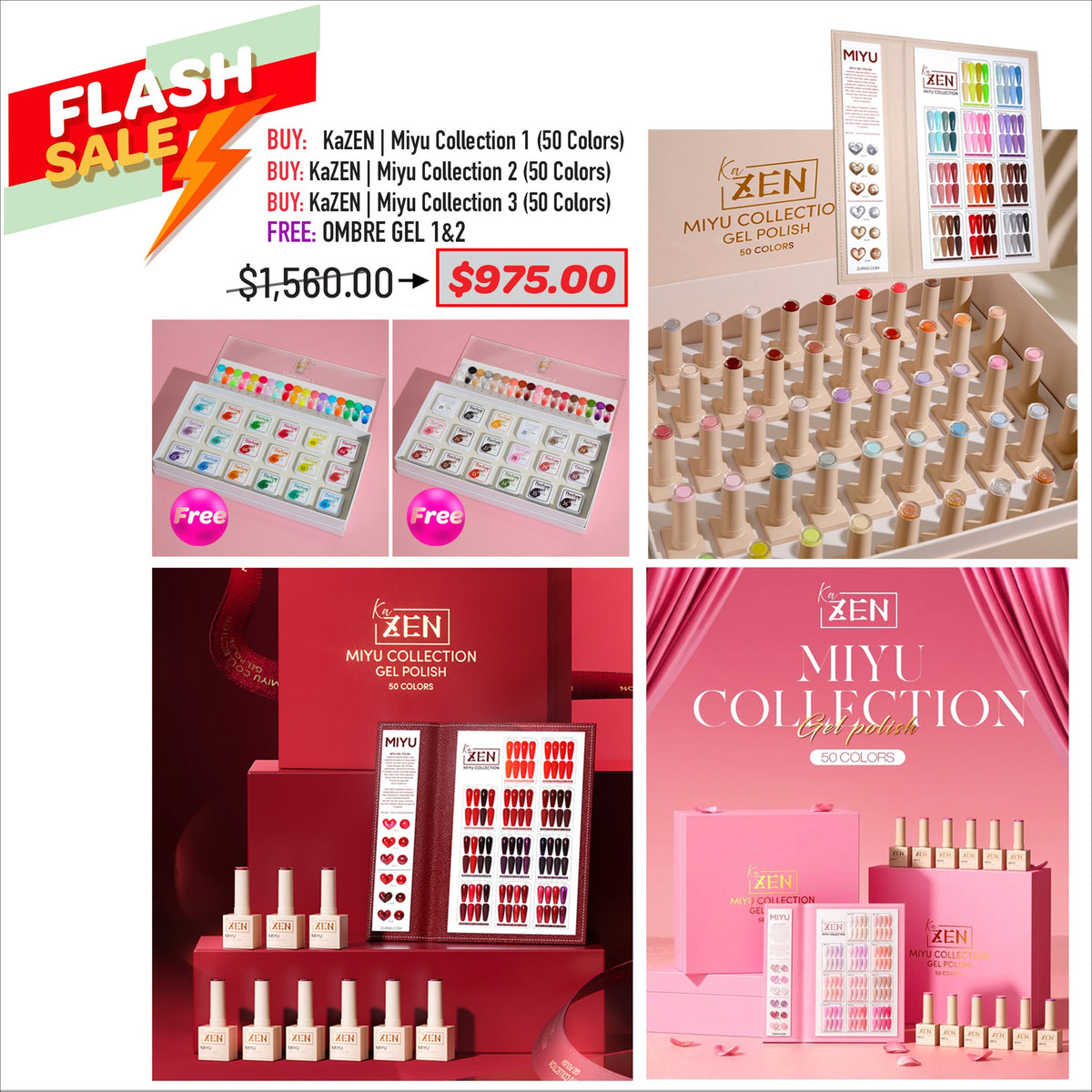 FLASH SALE - MIYU 3 Collections &amp; Ombre Bundle [OCT 2026]