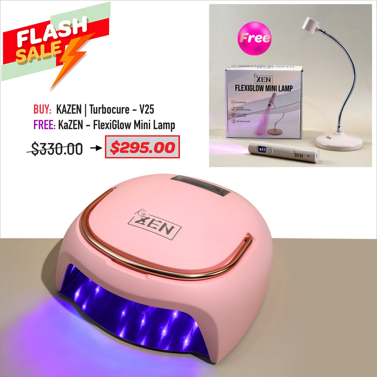 FLASH SALE - KaZEN Curing Lamps Bundle [OCT 2026]