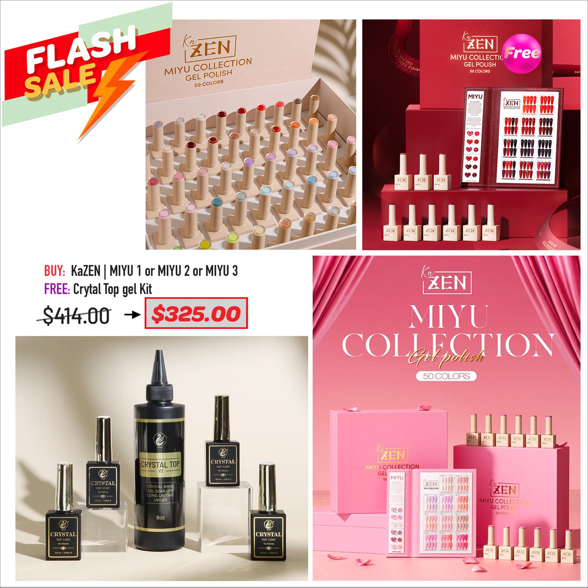 FLASH SALE - Any MIYU &amp; Crystal Top Bundle [OCT 2026]