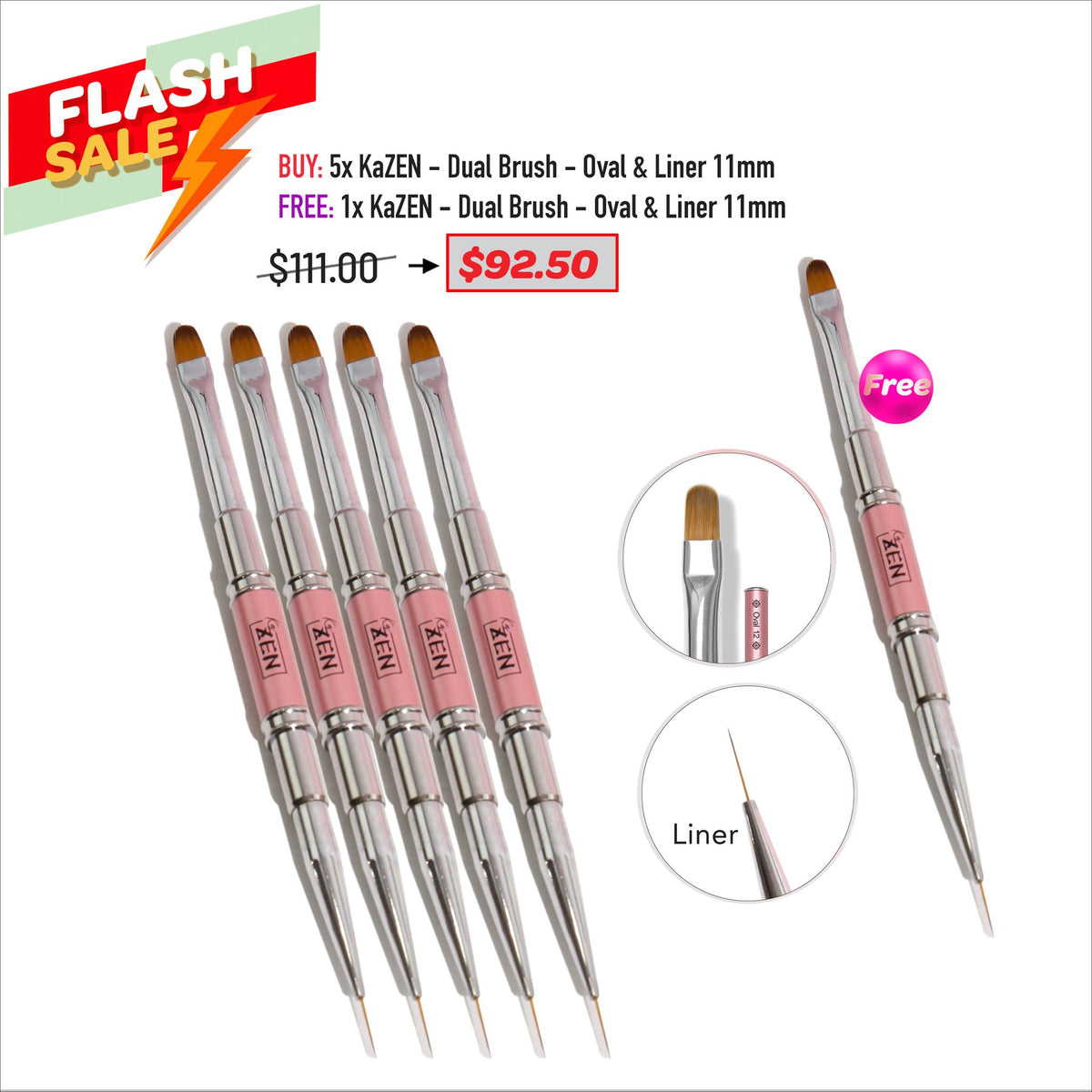 FLASH SALE - KaZEN Dual Brush Bundle [SEP 2026]