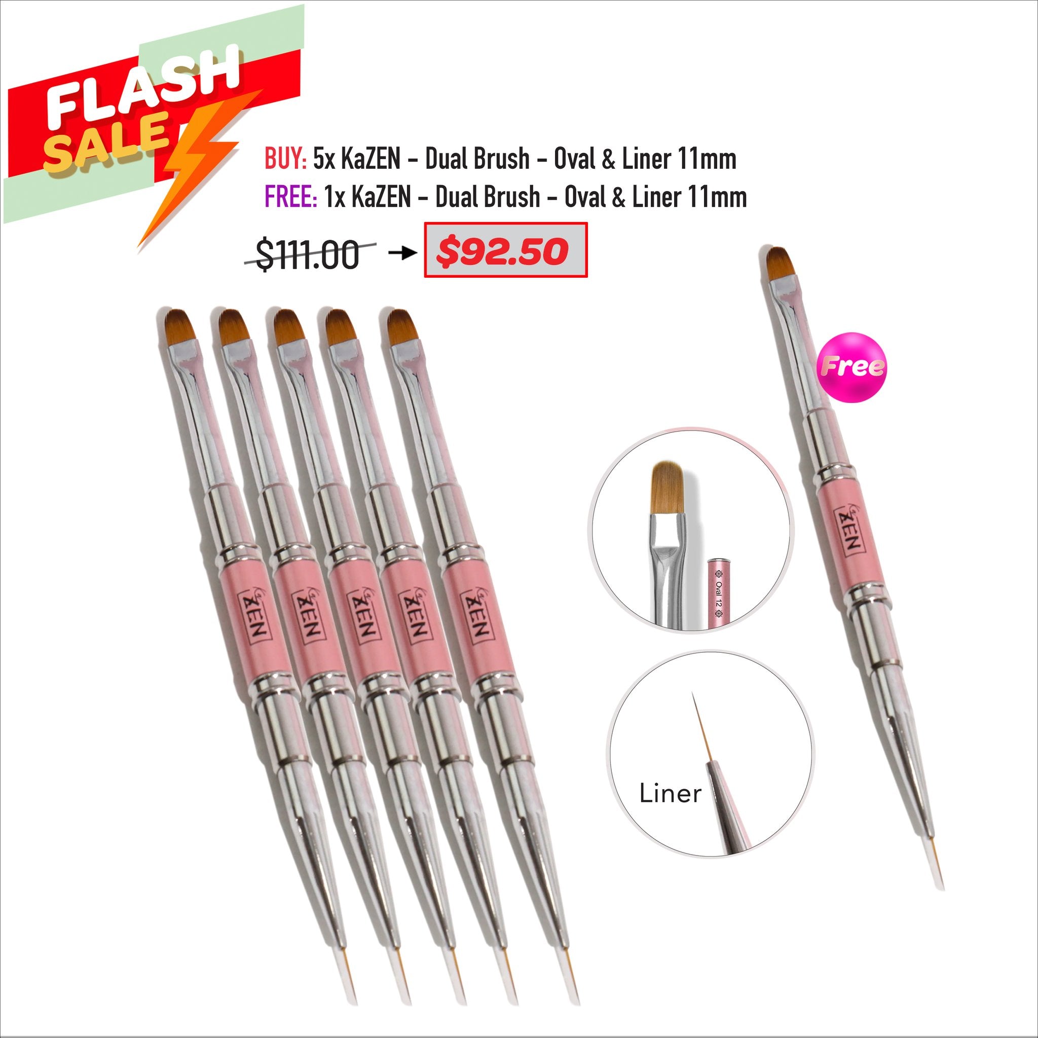 FLASH SALE - KaZEN Dual Brush Bundle [SEP 2026]