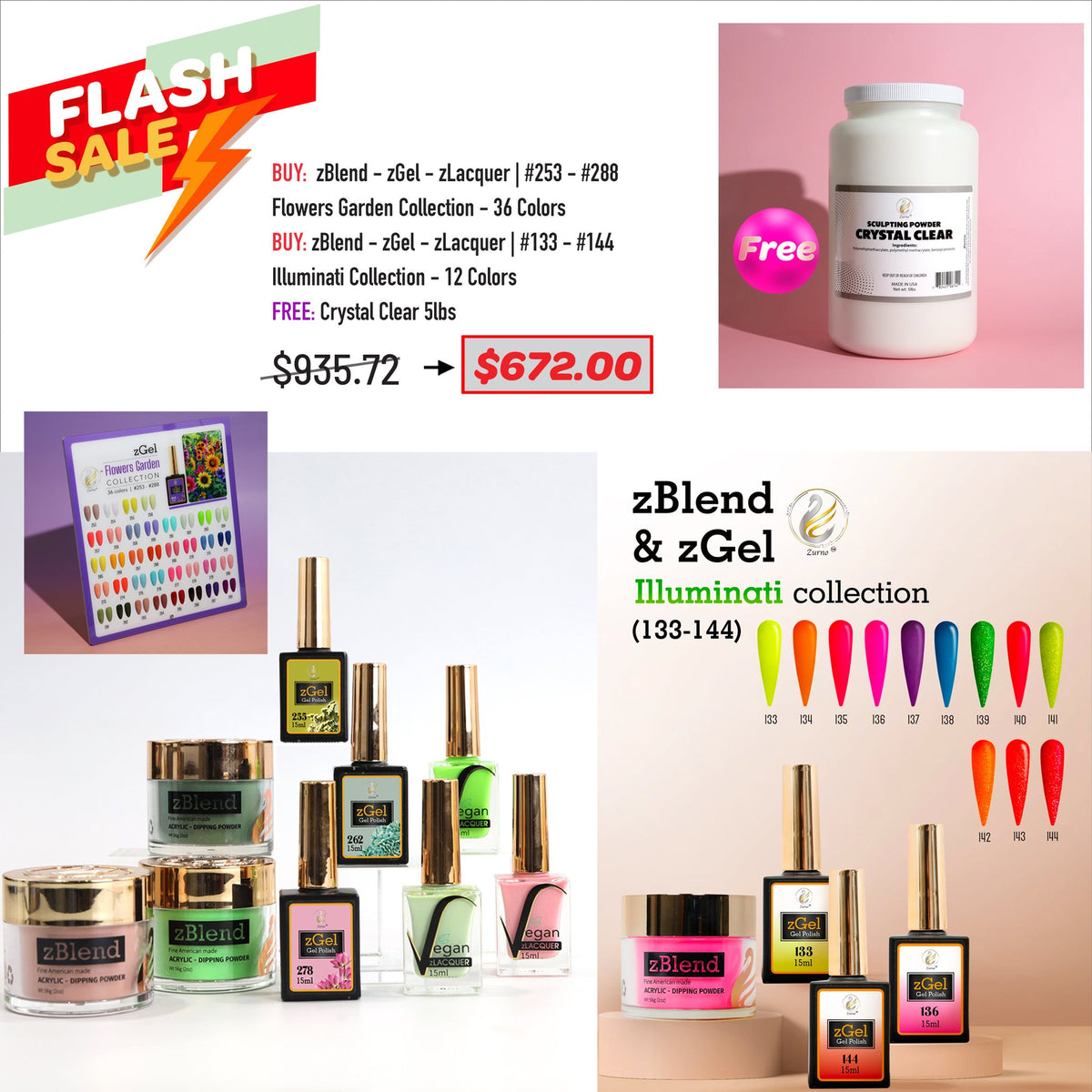 FLASH SALE - 4-in-1 Flowers Garden &amp; Illuminati Bundle [SEP 2026]