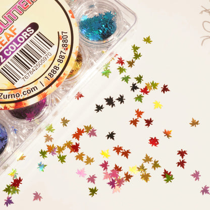 [CLEARANCE - NO REFUND/NO RETURN] FANCY GLITTER - 12 Colors (LEAF)