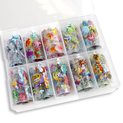 [CLEARANCE - NO REFUND/NO RETURN] Foil Box Set 10 - Sea