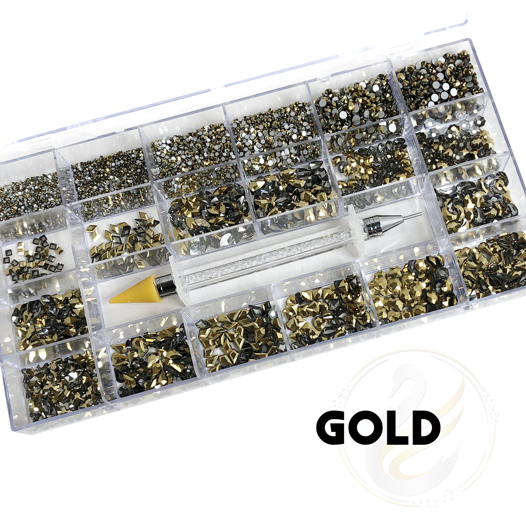 [CLEARANCE - NO REFUND/NO RETURN] Colorful Diamond Box