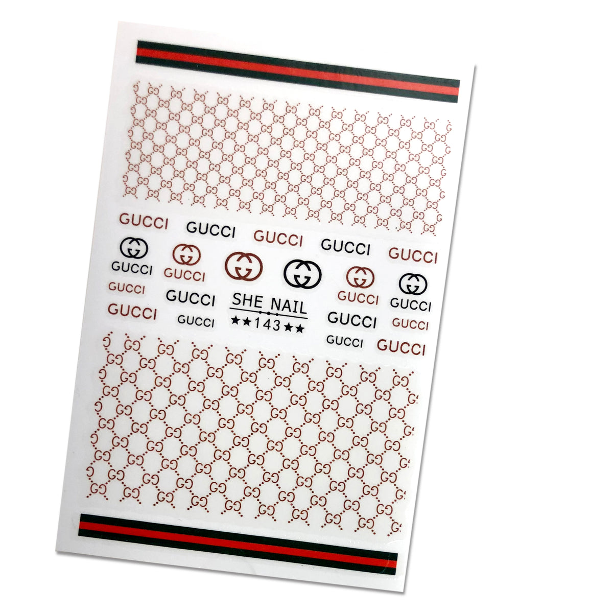 Brand name GC sticker 4 colors