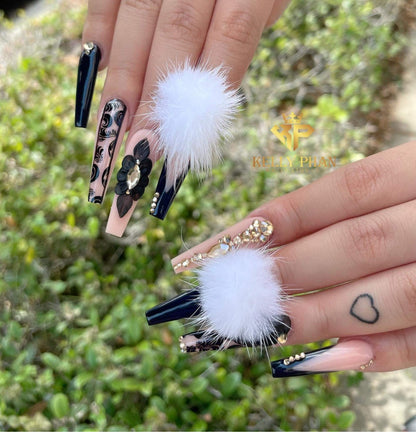 [CLEARANCE - NO REFUND/NO RETURN] Nail Art Fur - Multi Colors