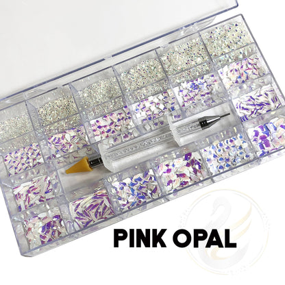 [CLEARANCE - NO REFUND/NO RETURN] Colorful Diamond Box