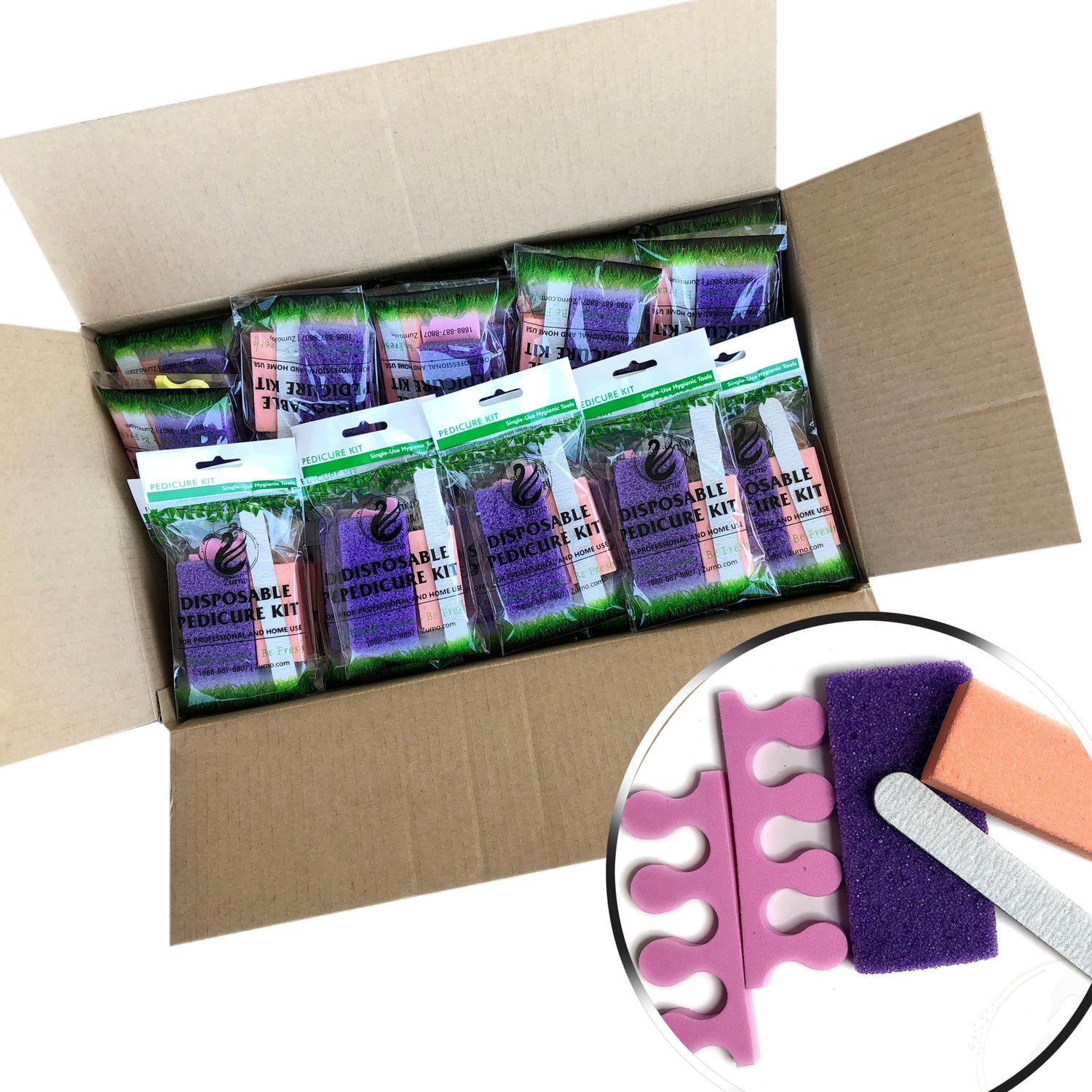 Local Only - Zurno Disposable Pedicure Kit 4in1