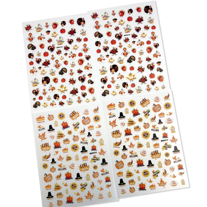 Sticker - Thanksgiving - Set 4 pcs