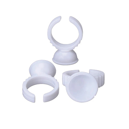 CLEARANCE (NO REFUND/ NO RETURN) - Lash Tool - Glue Holder - Round Ring - 100 pcs