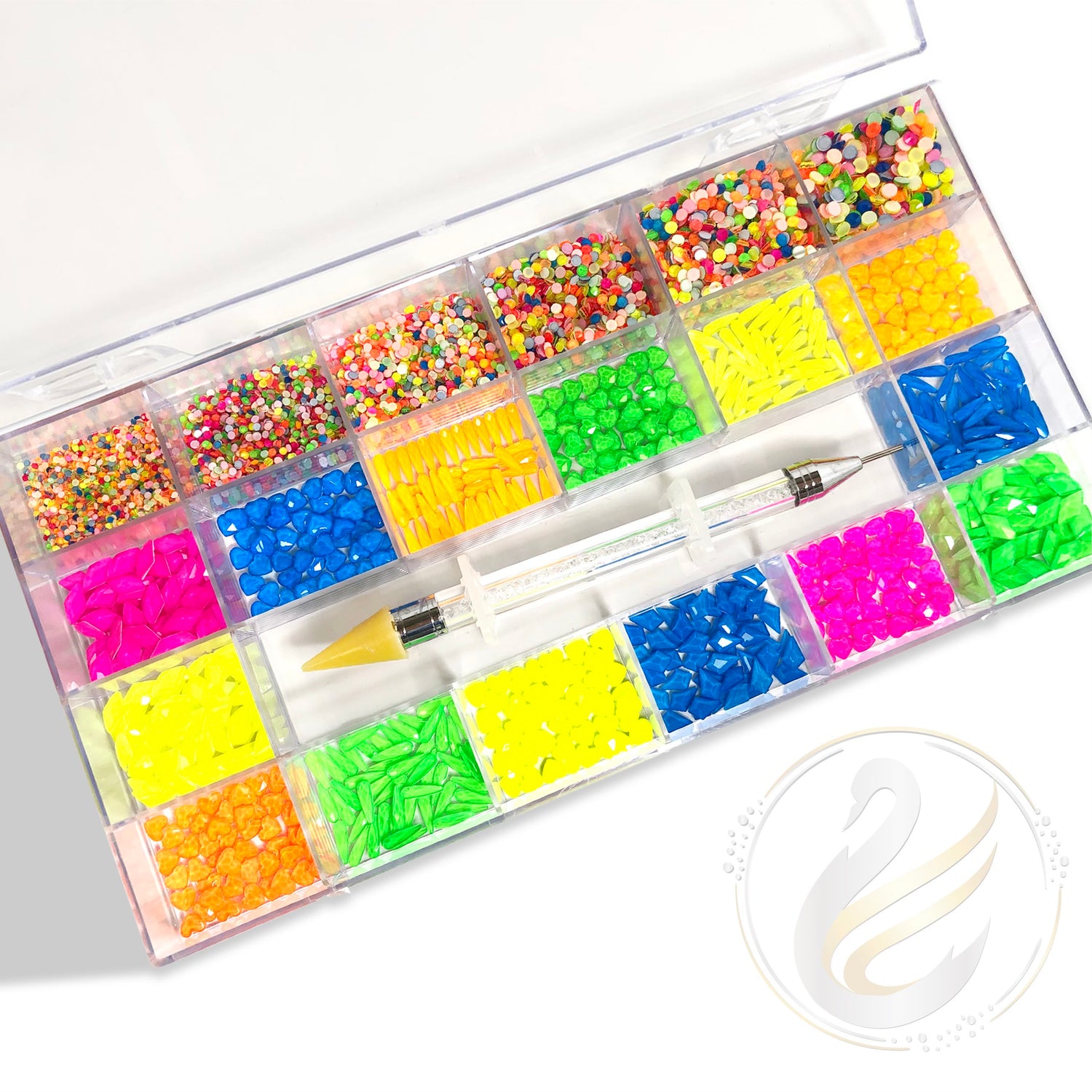 [CLEARANCE - NO REFUND/NO RETURN] Colorful Diamond Box