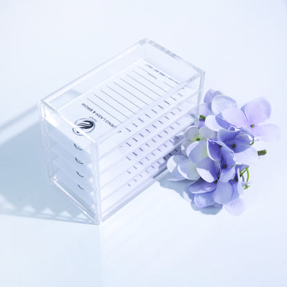 [CLEARANCE - NO REFUND/NO RETURN] Zurno Eyelash Storage Box 5 Layers